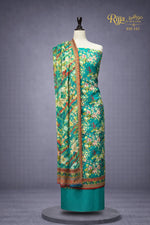 MURASHE Rijja RM-161 premium unstitched lawn suit with intricate floral print in vibrant colors, fabric close-up.