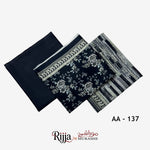 Rijja AA-137 Premium Unstitched Lawn Suit - MURASHE