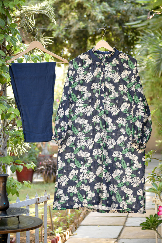 Nuray Slub Khaddar Three Piece D-05