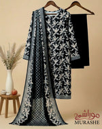 Murashe Rijja RM#124 B premium lawn 3-piece unstitched suit with intricate embroidery and vibrant fabric details.
