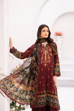Ghazal MFDS-C4-GH-3P-03-Luxury Lawn Three Piece - MURASHE