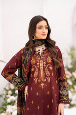 Ghazal MFDS-C4-GH-3P-03-Luxury Lawn Three Piece - MURASHE