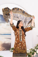 Ghazal MFDS-C4-GH-3P-04-Luxury Lawn Three Piece - MURASHE