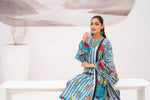Gull-e-Noor MFDS-D4-GN-3P-06 Slub Lawn Three Piece - MURASHE