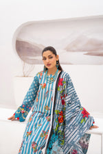 Gull-e-Noor MFDS-D4-GN-3P-06 Slub Lawn Three Piece - MURASHE