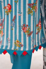 Gull-e-Noor MFDS-D4-GN-3P-06 Slub Lawn Three Piece - MURASHE