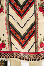 Gull-e-Noor MFDS-D4-GN-3P-10 Slub Lawn Three Piece - MURASHE