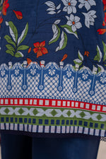 Salwa MFDS-E4-SA-3P-03 Cross Slub Lawn Three Piece - MURASHE