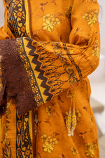 Salwa MFDS-E4-SA-3P-07 Cross Slub Lawn Three Piece - MURASHE