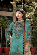 ZUHAL MFDS-i4-ZU-3P-06 Doria Lawn Three Piece - MURASHE