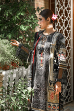 ZUHAL MFDS-i4-ZU-3P-02 Doria Lawn Three Piece - MURASHE