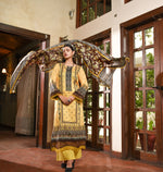 Zayna MFDS-J4-ZA-3P-04 Slub Lawn Three Piece - MURASHE