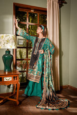 Zayna MFDS-J4-ZA-3P-01 Slub Lawn Three Piece - MURASHE