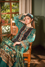 Zayna MFDS-J4-ZA-3P-01 Slub Lawn Three Piece - MURASHE