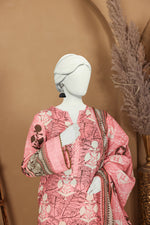 Imsha Doria Lawn 3 Piece D-03 by Murashe featuring digital printed slub lawn shirt, lawn voil dupatta and cotton trousers