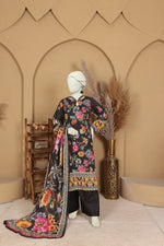 Imsha Doria Lawn 3 Piece D-04 by Murashe featuring digital printed slub lawn shirt, lawn voil dupatta and cotton trousers