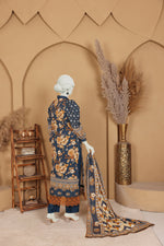 Imsha Doria Lawn 3 Piece D-05 by Murashe featuring digital printed slub lawn shirt, lawn voil dupatta and cotton trousers