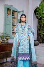 Hana MFDS-F4-HA-3P-01 Luxury Lawn Three Piece - MURASHE