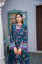 Hana MFDS-F4-HA-3P-10 Luxury Lawn Three Piece - MURASHE