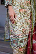 Hana MFDS-F4-HA-3P-02 Luxury Lawn Three Piece - MURASHE