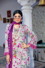 Hana MFDS-F4-HA-3P-09 Luxury Lawn Three Piece - MURASHE