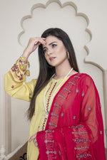 Vital V2 Luxury Embroidered Lawn MFD-23-V2-02 - Yellow - MURASHE
