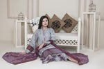 Vital V2 Luxury Embroidered Lawn MFD-23-V2-03 - Gray - MURASHE