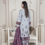 Vital V2 Luxury Embroidered Lawn MFD-23-V2-03 - Gray - MURASHE