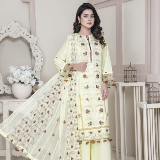 Vital V2 Luxury Embroidered Lawn MFD-23-V2-06 - Cream