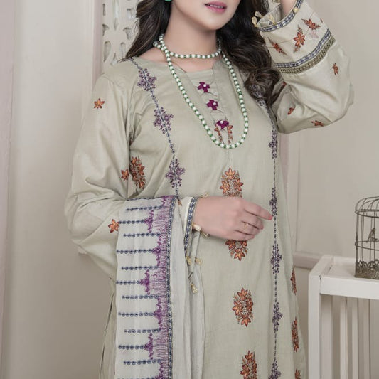 Vital V2 Luxury Embroidered Lawn MFD-23-V2-08 - Pistachio