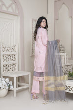 Vital V2 Luxury Embroidered Lawn MFD-23-V2-09 - Pink - MURASHE