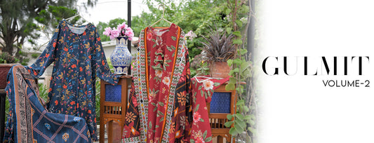 Gulmit V02 - Slub Khaddar 3Pc Unstitched