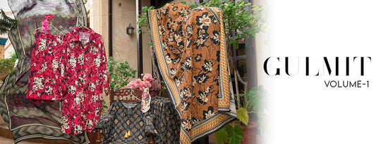Gulmit V01 - Slub Khaddar 3Pc Unstitched