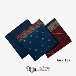 Rijja AA-132 Premium Unstitched Lawn Suit - MURASHE