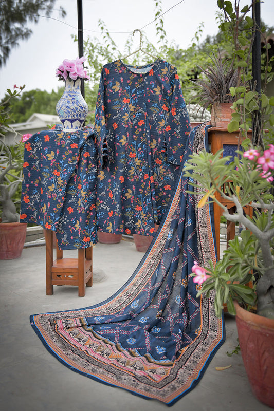 GULMIT - V02 - D05 SLUB KHADDAR | 3PC