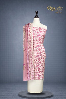Rijja RM-191 Premium Unstitched Lawn Suit