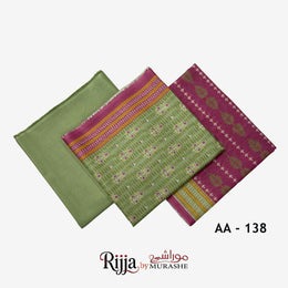 Rijja AA-138 Premium Unstitched Lawn Suit - MURASHE