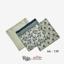 Rijja AA-139 Premium Unstitched Lawn Suit - MURASHE