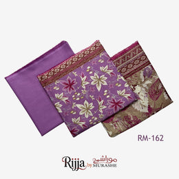 Rijja by Murashe RM#162 – Premium Lawn 3 Piece Unstitched Suit - MURASHE