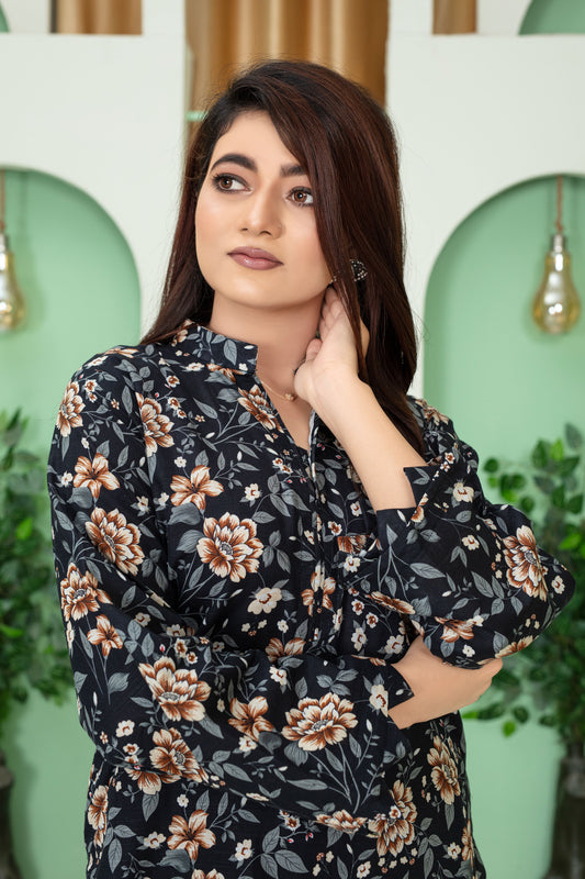 Abroo - MFDW-D3-AB-01 - Premium Slub Khaddar - Shirt & Trousers