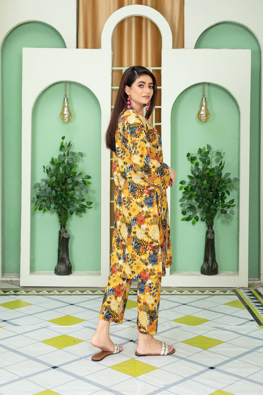 Abroo - MFDW-D3-AB-02 - Premium Slub Khaddar - Shirt & Trousers