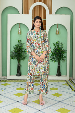 Nissa - MFDW-E3-Ni-04 - Premium Slub Khaddar - Shirt & Trousers - MURASHE