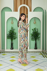Nissa - MFDW-E3-Ni-04 - Premium Slub Khaddar - Shirt & Trousers