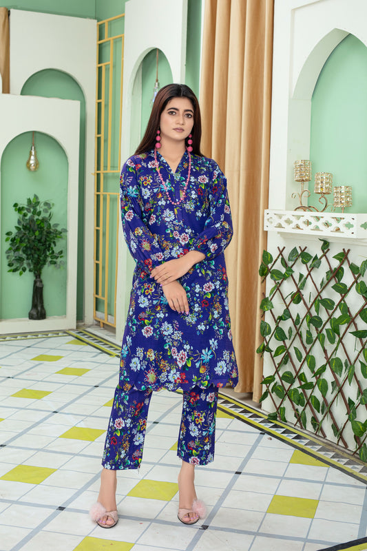 Abroo - MFDW-D3-AB-05 - Premium Slub Khaddar - Shirt & Trousers