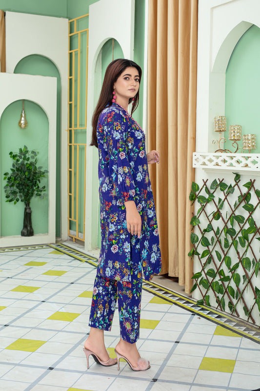 Abroo - MFDW-D3-AB-05 - Premium Slub Khaddar - Shirt & Trousers