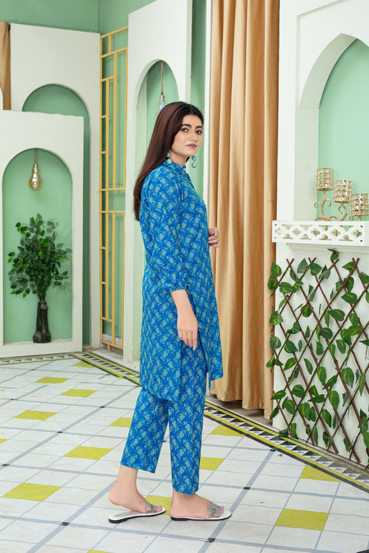 Abroo - MFDW-D3-AB-07 - Premium Slub Khaddar - Shirt & Trousers