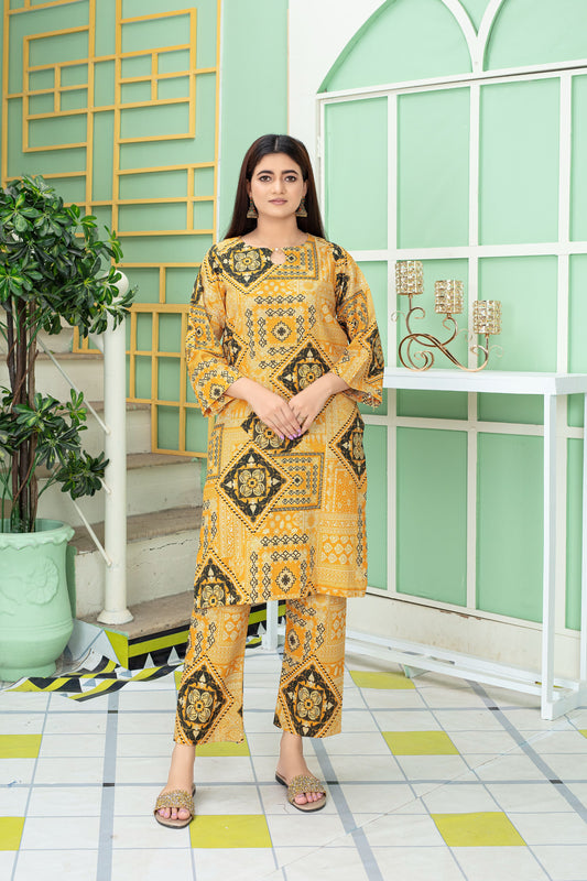 Nissa - MFDW-E3-Ni-10 - Premium Slub Khaddar - Shirt & Trousers