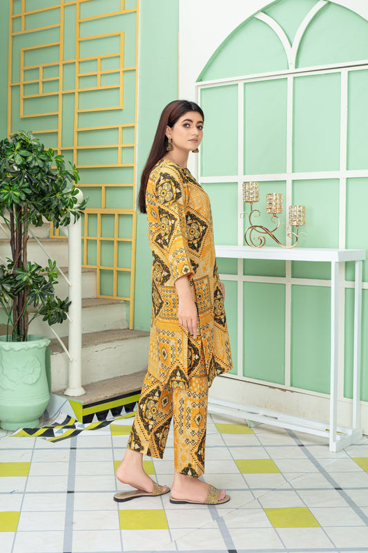 Nissa - MFDW-E3-Ni-10 - Premium Slub Khaddar - Shirt & Trousers