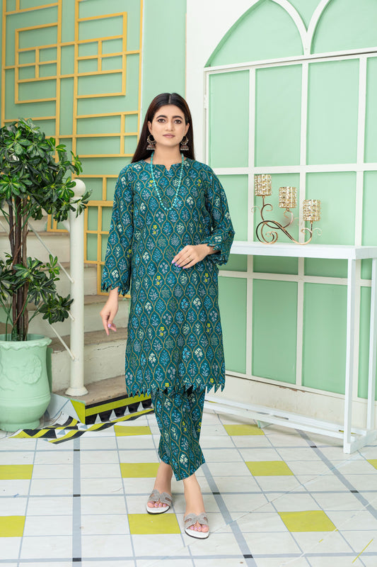 Abroo - MFDW-D3-AB-10 - Premium Slub Khaddar - Shirt & Trousers