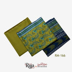 Rijja by Murashe RM#166 – Premium Lawn 3 Piece Unstitched Suit - MURASHE